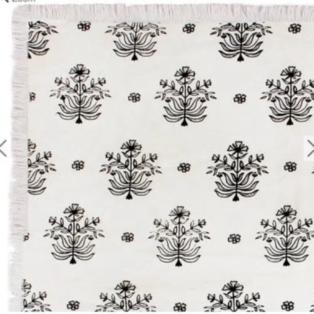 Set of 8 (Studio McGEE Style) Turk Treasures Printed Cloth Napkin NEW